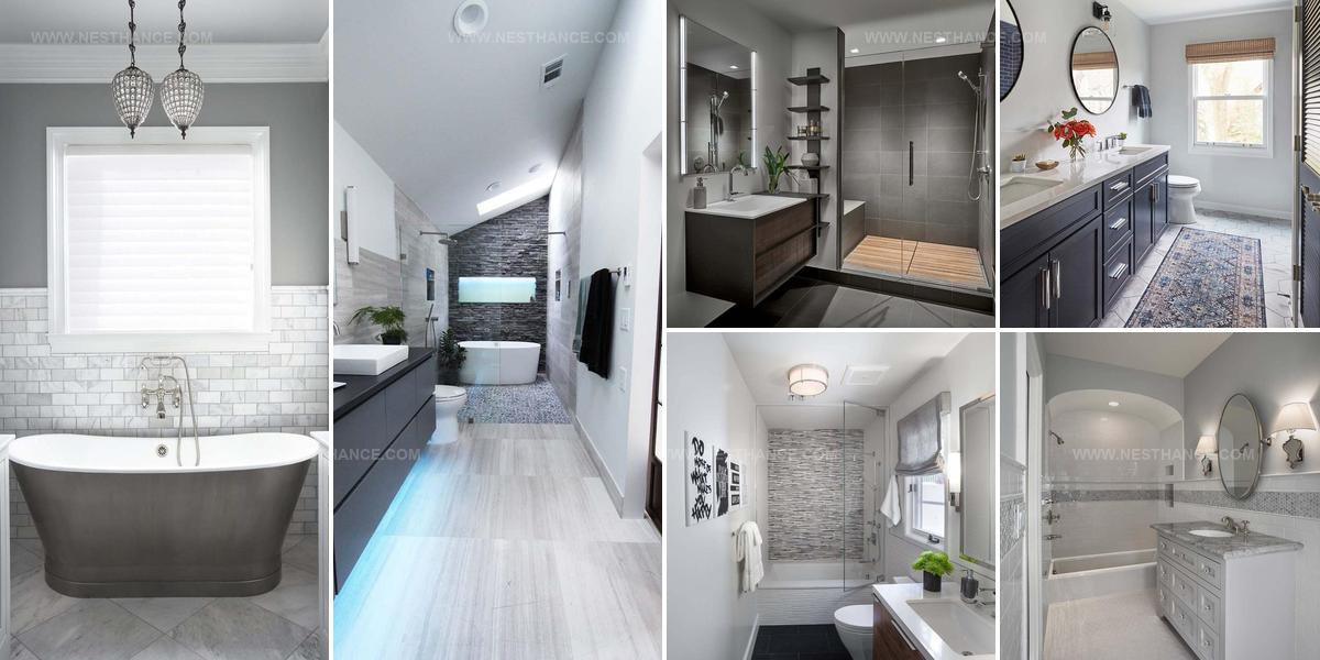 6886736 Grey Bathroom Color Schemes