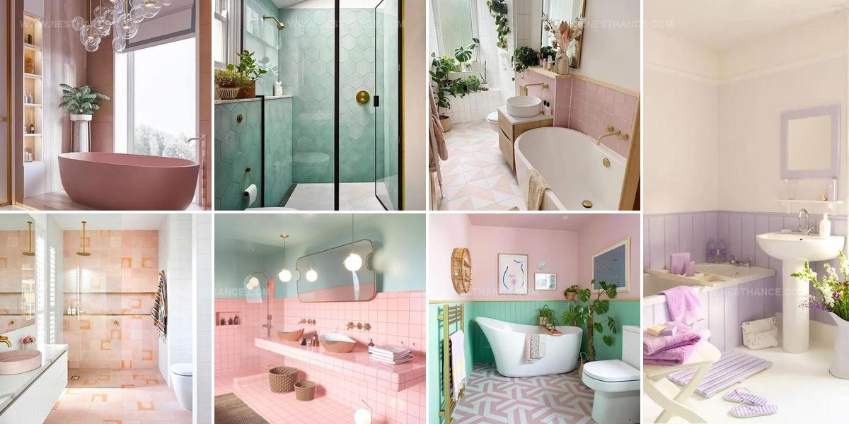 9918419 Pastel Bathroom Decor Styling