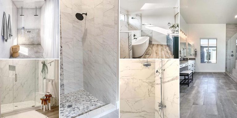 5417527 Large Shower Wall Tile Ideas