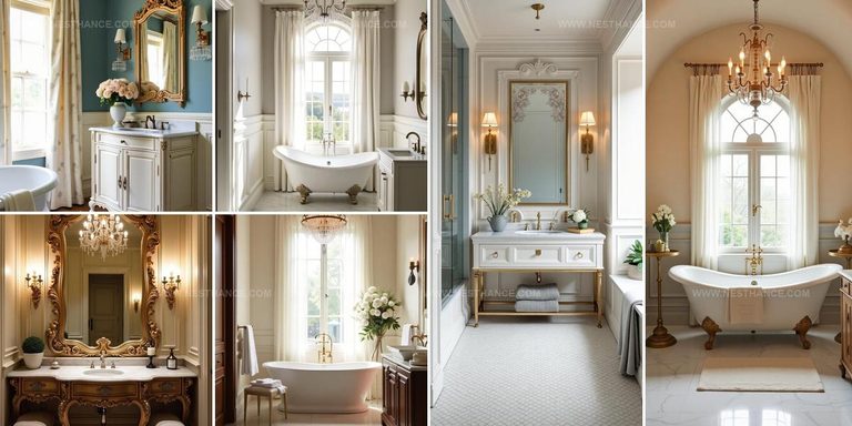 7709494 Chic French Bathroom Designs