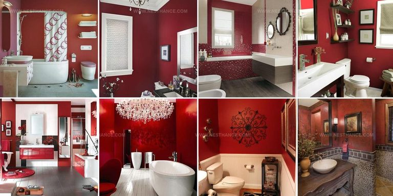 2182953 Red Bathroom Ideas