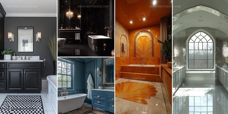9766295 Glamorous Art Deco Bathroom Ideas