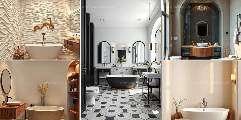 3365312 Architectural Curves Bathroom Modern Design