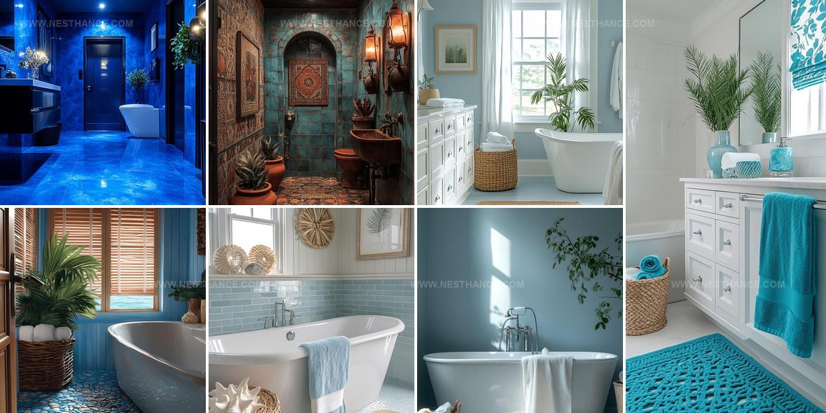 6269524 Blue Bathroom Decor
