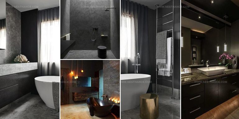6400921 Dark Moody Bathroom Designs