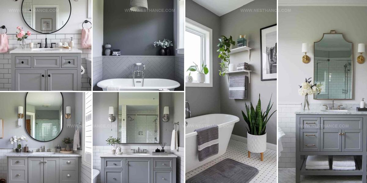 9860690 Grey Guest Bathroom Ideas