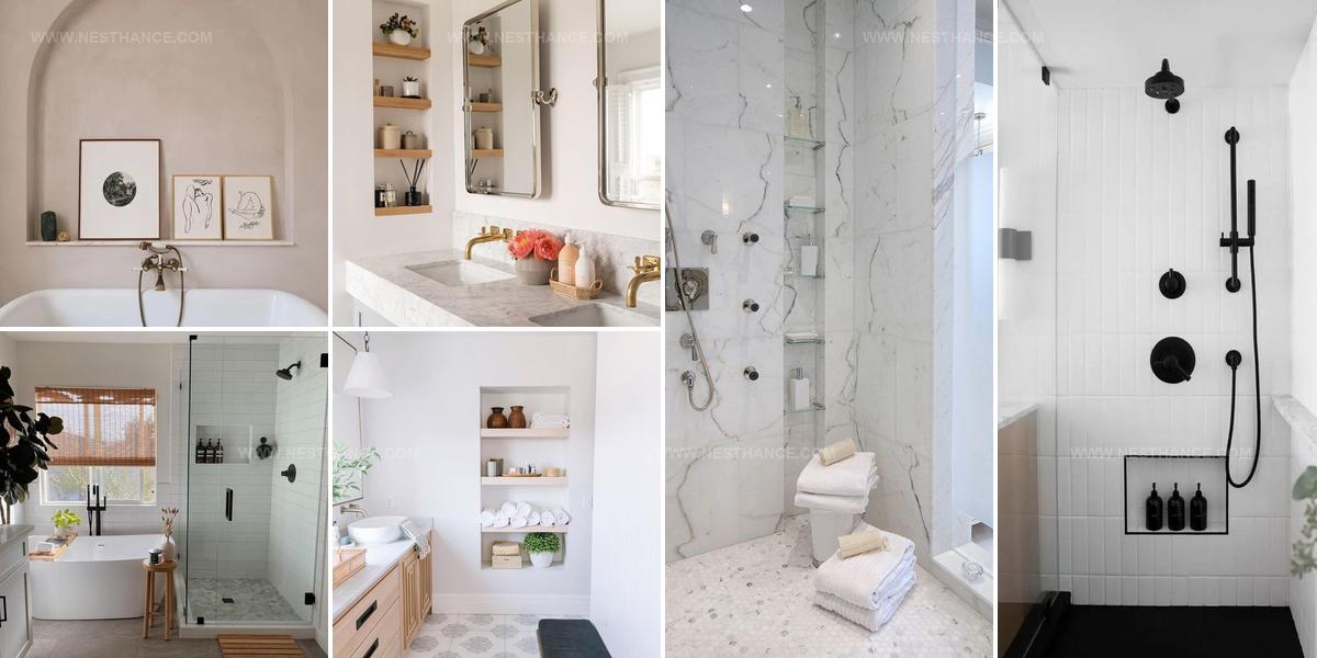 6399094 Bathroom Niche Shelves Ideas