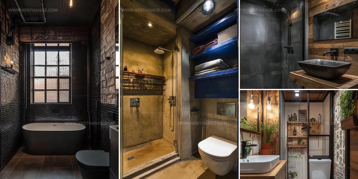 1635698 Industrial Style Bathroom Ideas