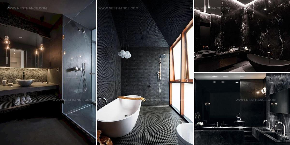 3920783 Refined Black Bathroom Ideas
