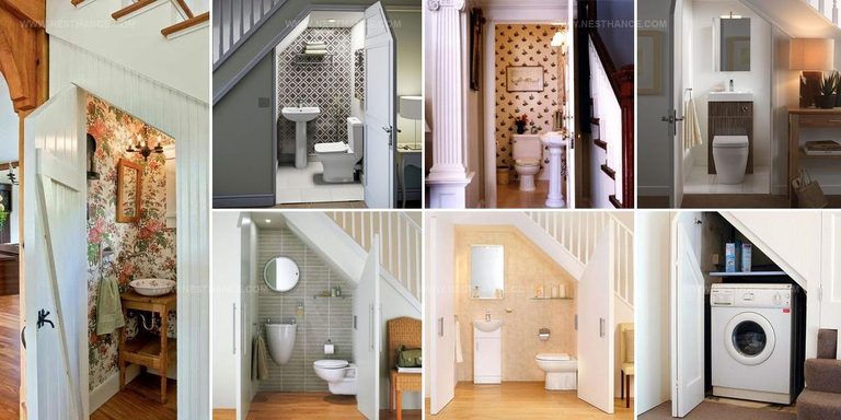 1635844 Powder Rooms and Laundries Under Stairs