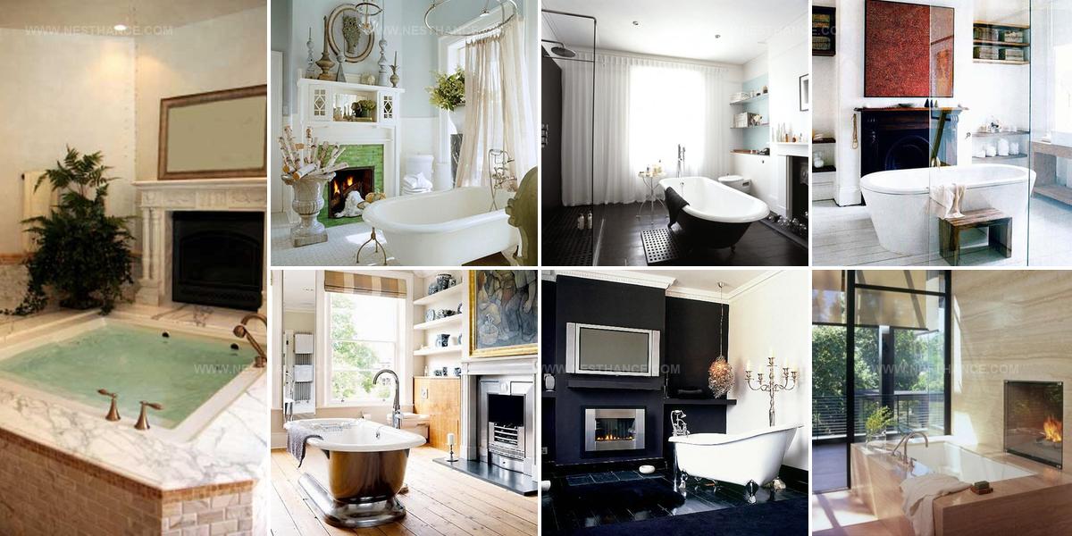 3721745 Built In Fireplace Bathroom Designs