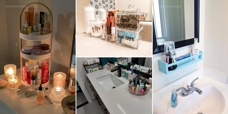1544152 Smart Bathroom Countertop Organization Ideas