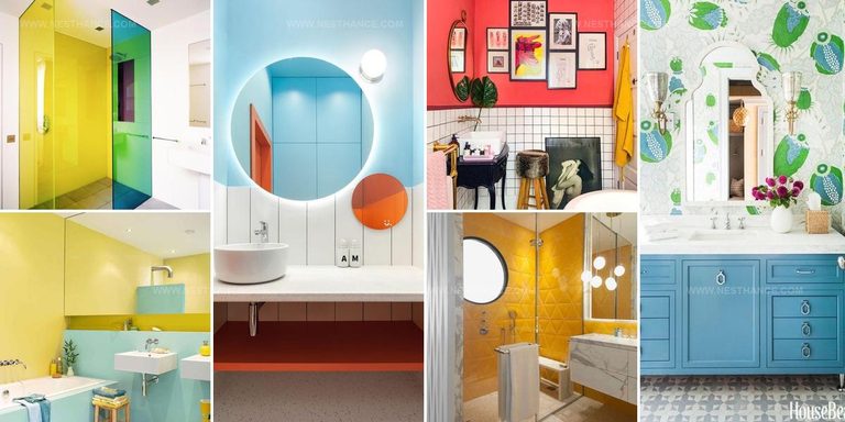2567343 Colorful Bathroom Decor Ideas