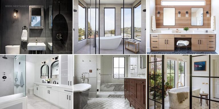 3169816 Grey Tile Bathroom Decor Ideas