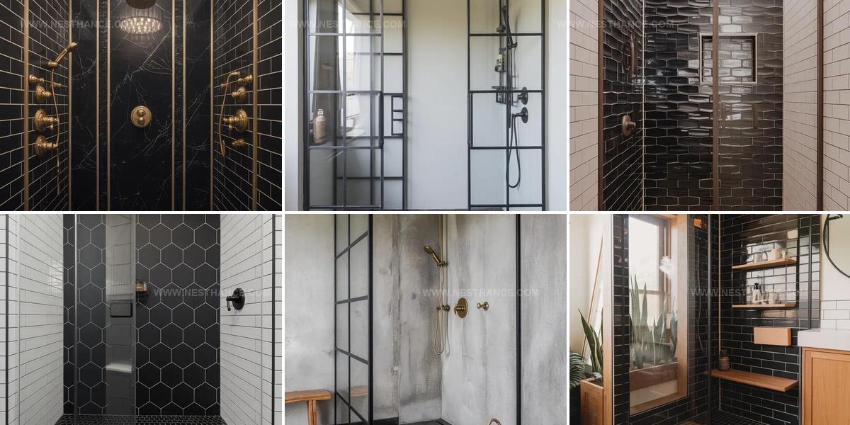 1959564 Black Walk In Shower Ideas