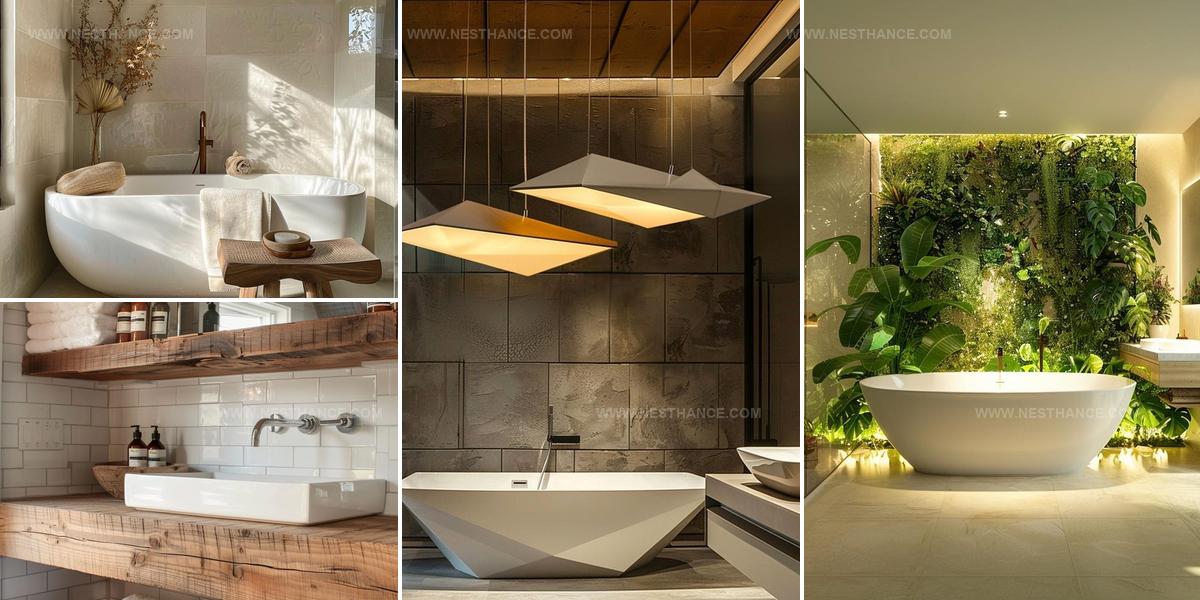 2409856 Warm Japandi Bathroom Designs