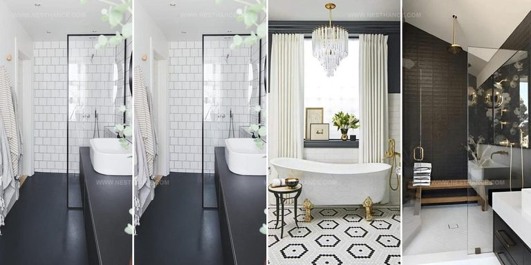 9964367 Black and White Bathroom Decor Ideas