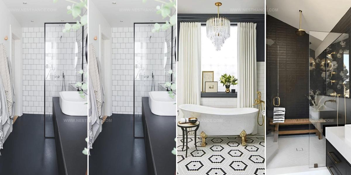 9964367 Black and White Bathroom Decor Ideas