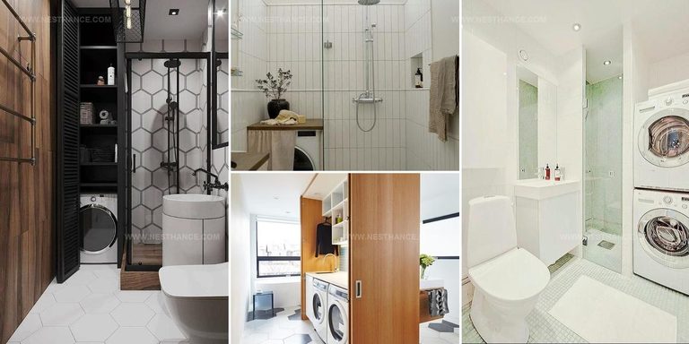 3225038 Washing Machine Bathroom Designs