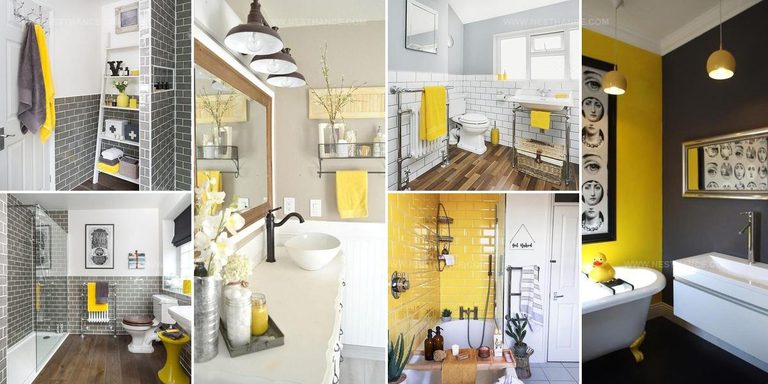 3593791 Grey And Yellow Bathroom Inspiration