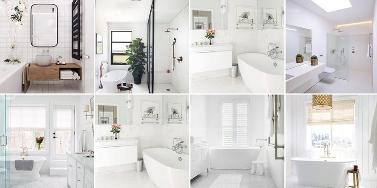 5393554 All White Bathroom Designs