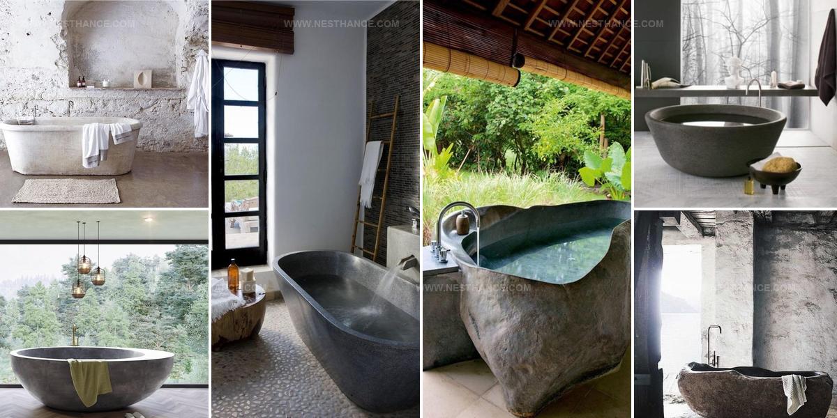 5063155 Statement Stone Bathtub Ideas