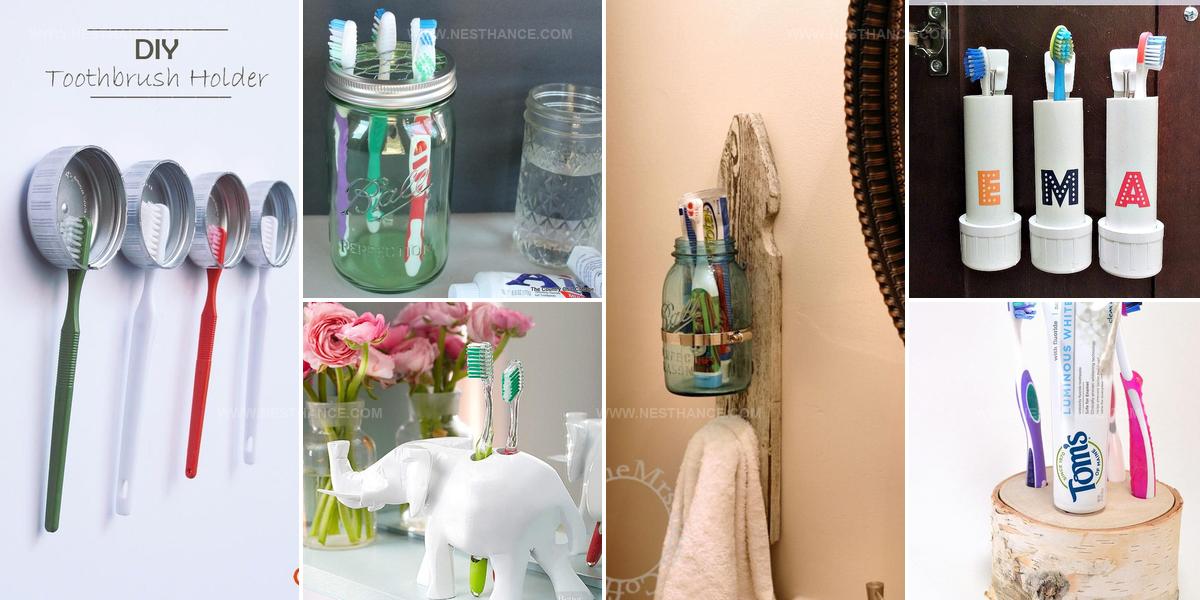 2130690 Decorative DIY Toothbrush Holder Ideas