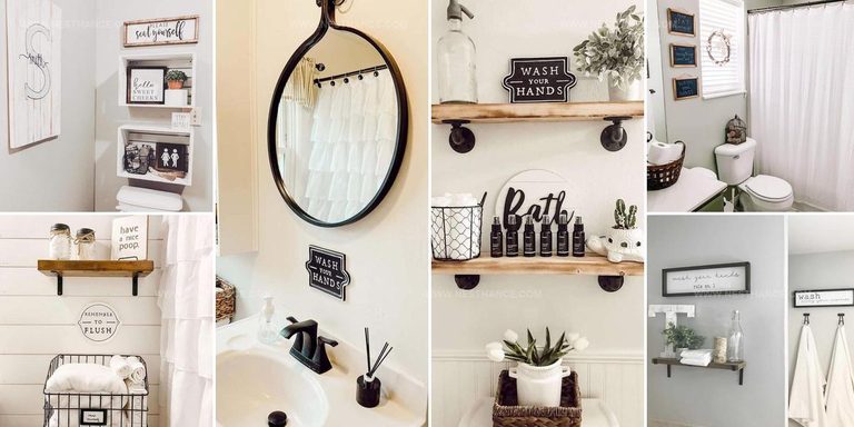 6442552 Bathroom Decor Signs