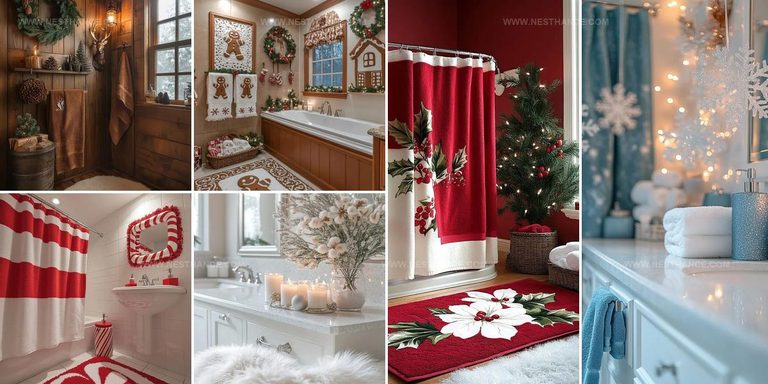 8741053 Christmas Bathroom Decor Styling