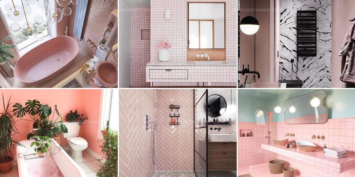 2543578 Pink Bathroom Decor Designs