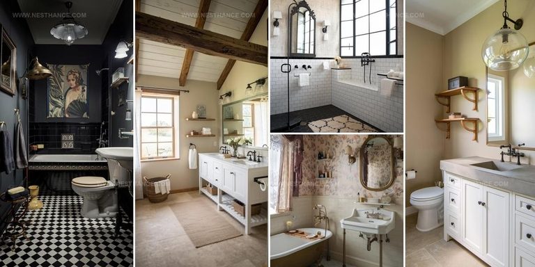 9745966 Vintage Modern Bathroom Ideas