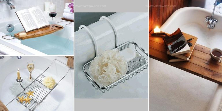 5363436 Comfortable Bathtub Caddy Ideas