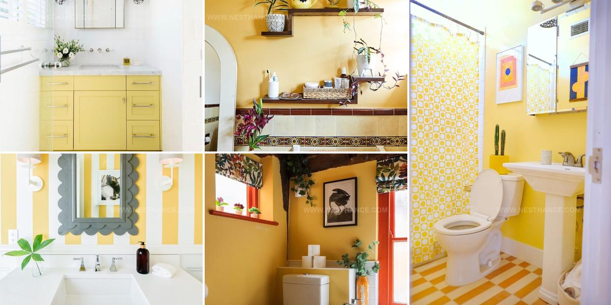 6403082 Yellow Bathroom Ideas
