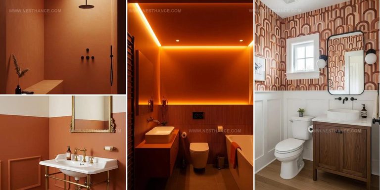 6283703 Fresh Orange Bathroom Ideas