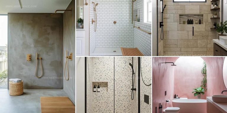 8696499 No Door Shower Ideas Walk In Master Bath