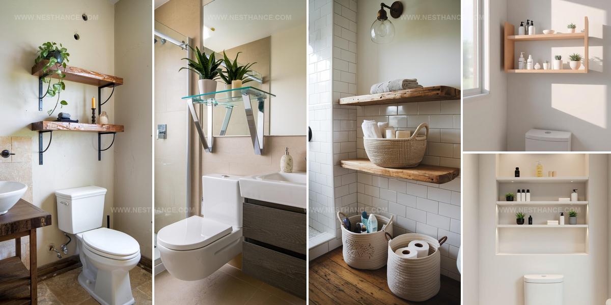 8844991 Bathroom Shelves Over Toilet Ideas
