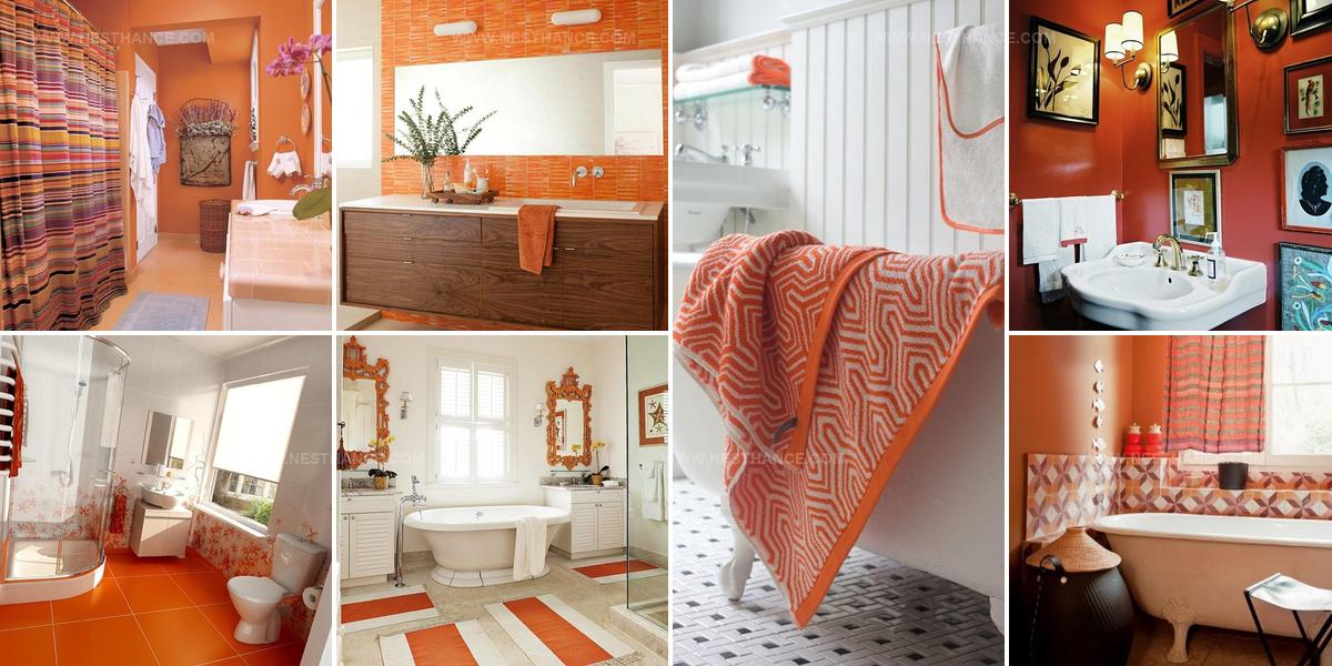 6268204 Orange Bathroom Design Ideas