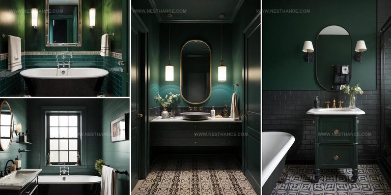 5725723 Dark Green Bathroom Ideas