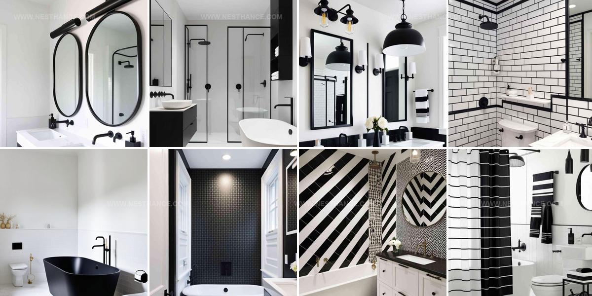 2792656 White Black Bathroom Decorating Ideas