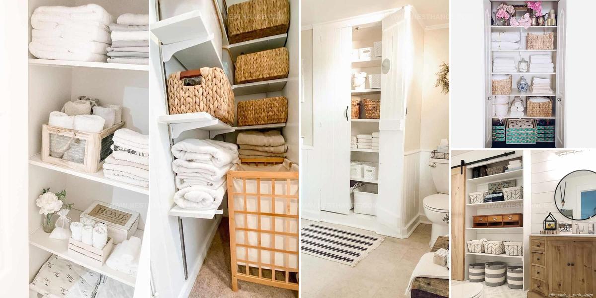 6805102 Clutter Free Bathroom Closet Ideas