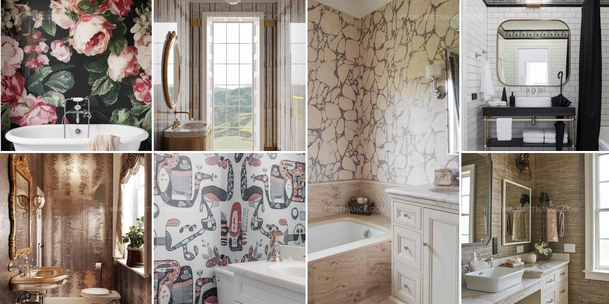 4049896 Guest Bathroom Wallpaper Ideas
