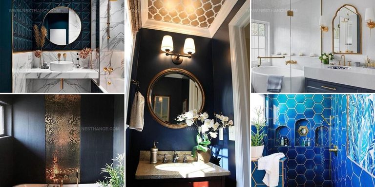 8471579 Blue and Gold Bathroom Decor Ideas