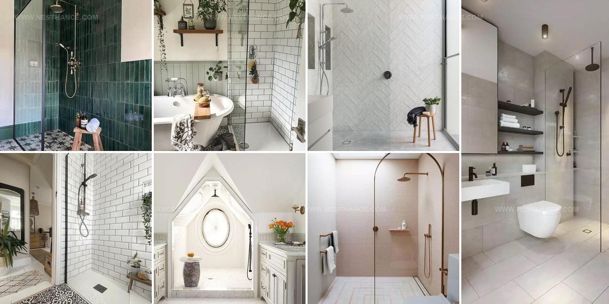 2927247 Doorless Shower Design Ideas