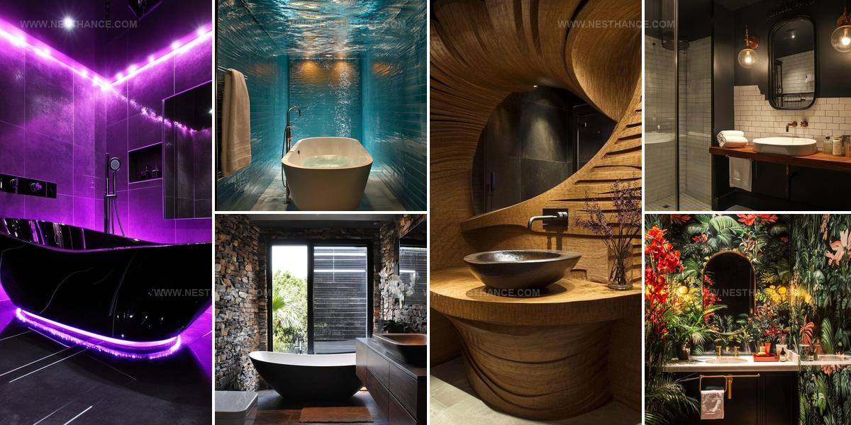 2867782 Bold Maximalist Bathroom Designs