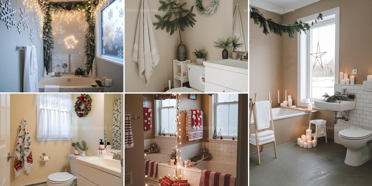 9038405 Christmas Decor For Bathroom Ideas