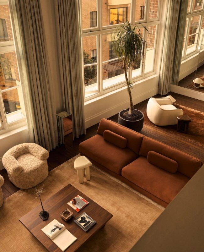 Warm and Modern Loft Vibes