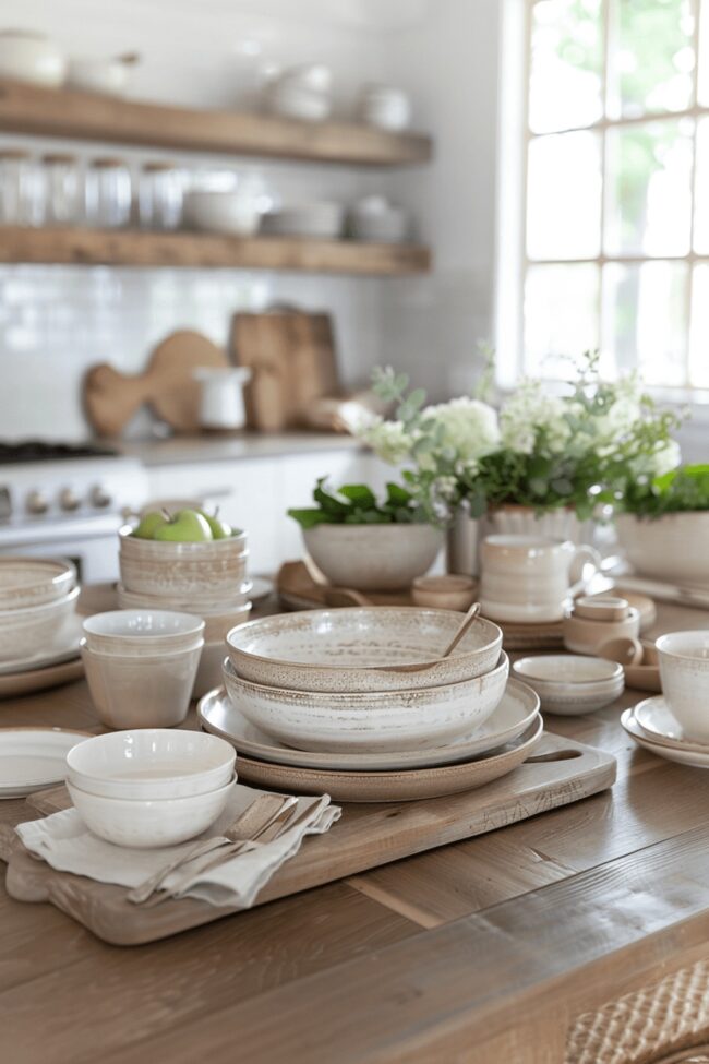 Rustic Charm in Farmhouse Tableware