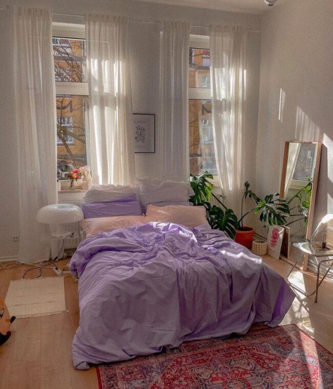 Serene Bedroom with Soft Tones