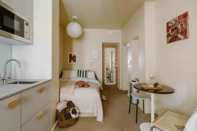 Stylish and Compact Studio Living
