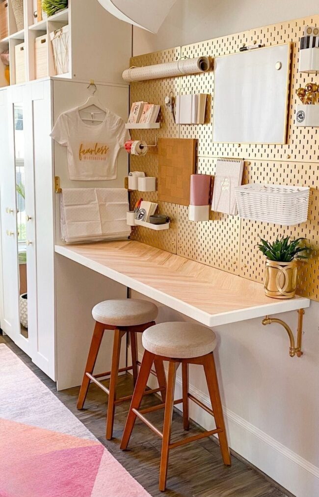 Functional and Chic Crafting Corner